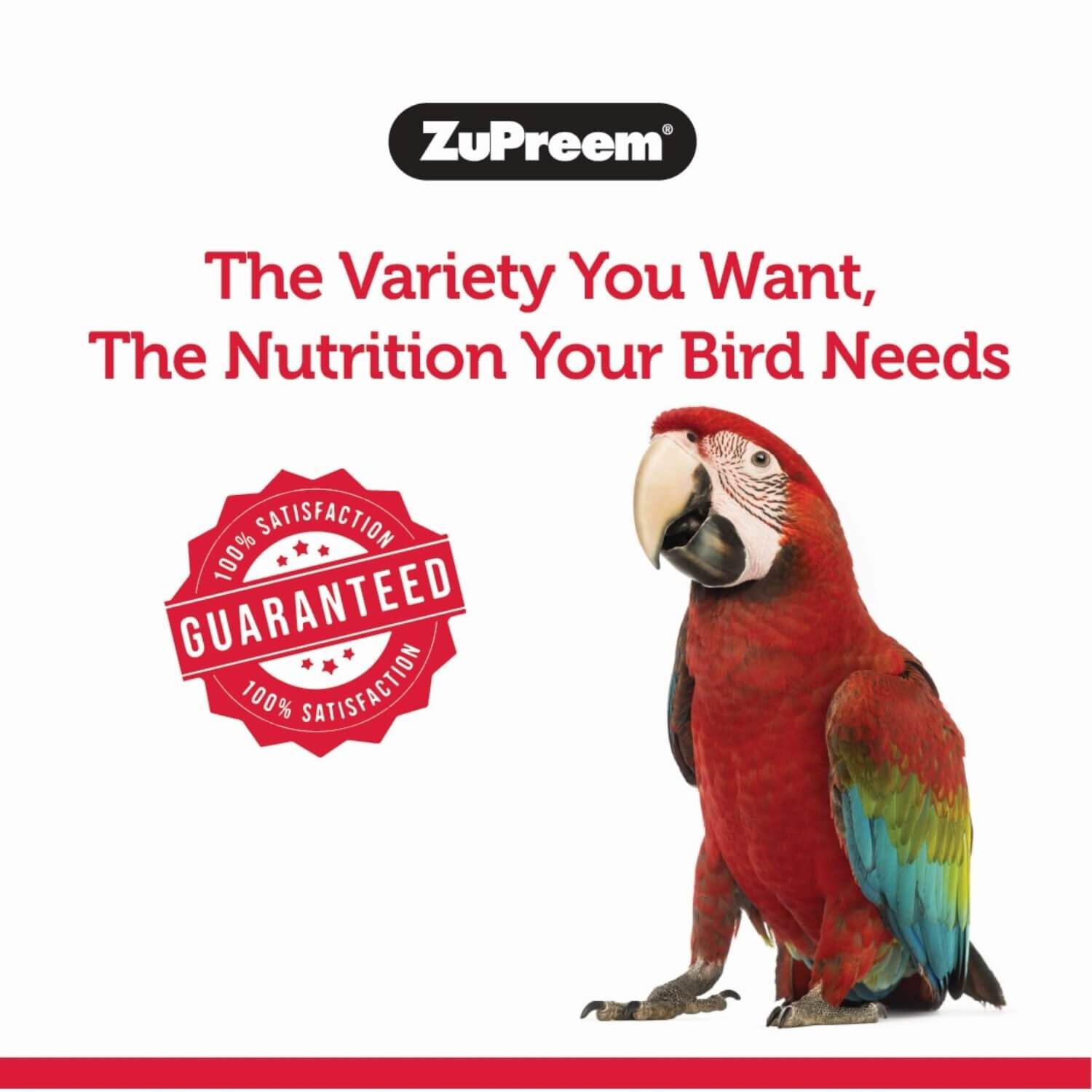 Zupreem Fruitblend Flavor With Natural Flavors Bird Food For Medium Birds, 2-Lb