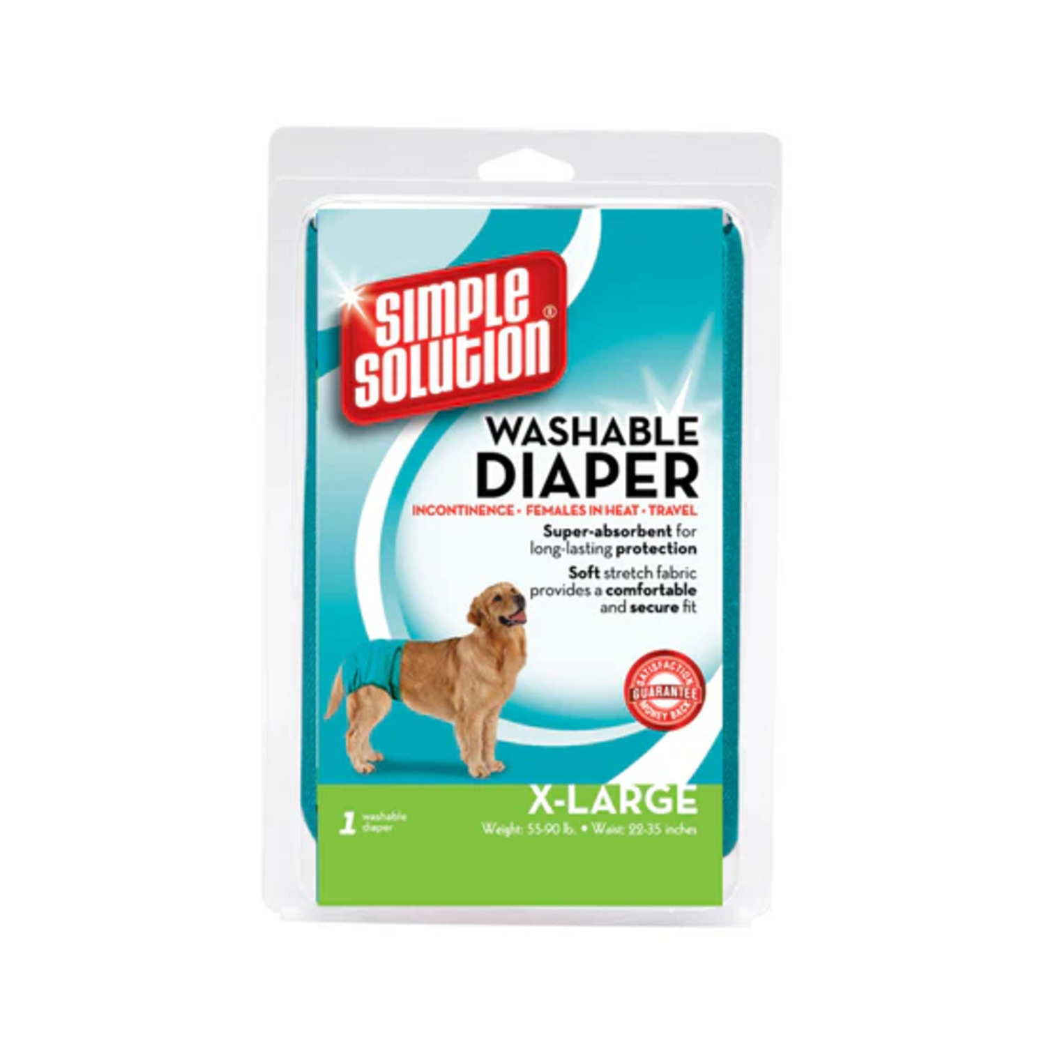Simple Solution Washable Dog Diaper, Extra Large