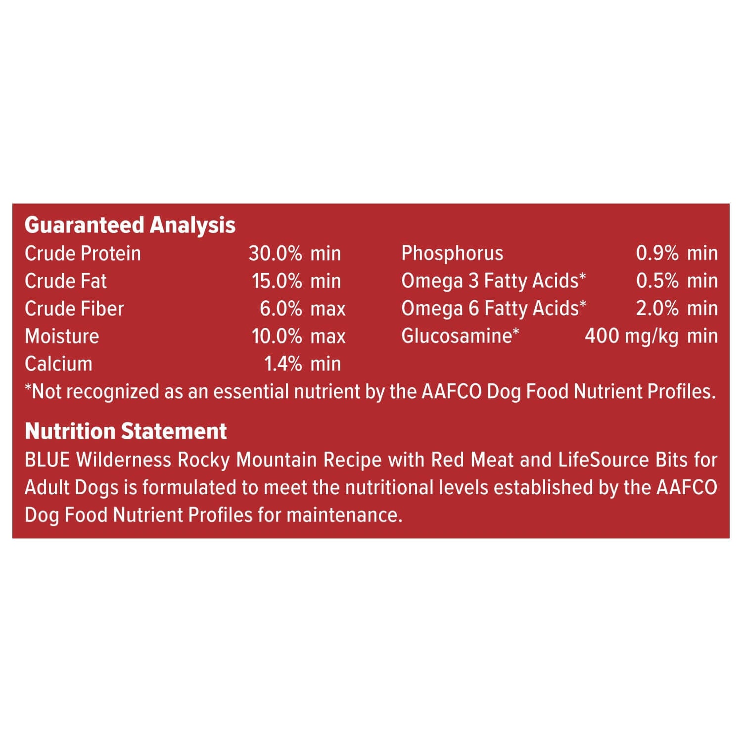 Blue Buffalo Wilderness Red Meat & Grains Rocky Mountain Recipe High-Protein Adult Dry Dog Food, 4.5-Lb