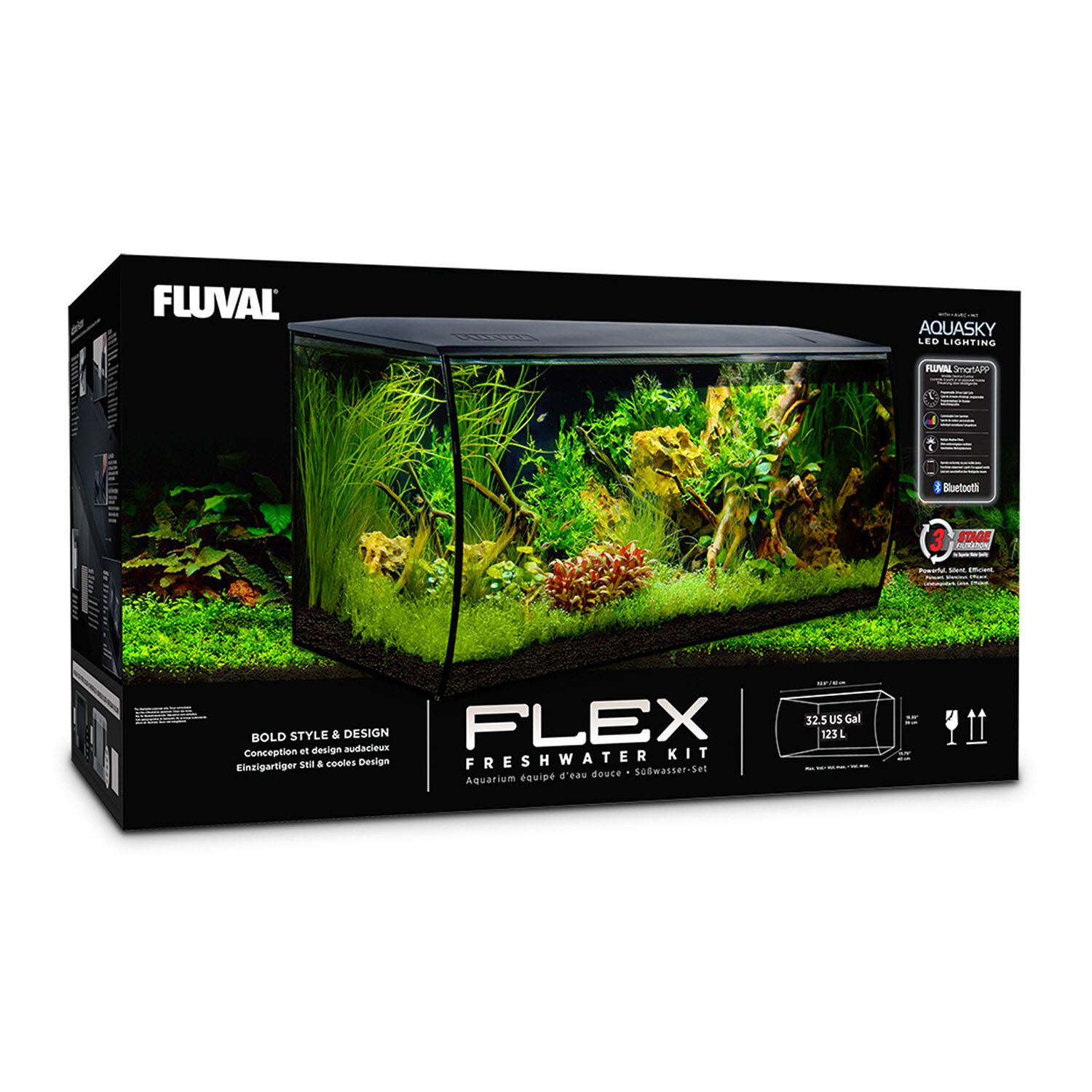Fluval Flex Glass Aquarium Kit