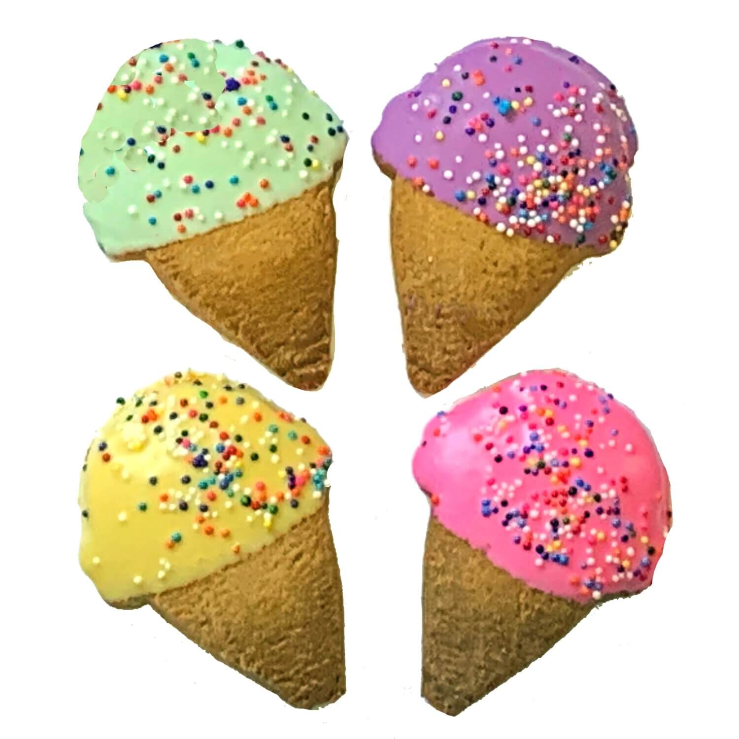 Pawsitively Gourmet Ice Cream Cone Cookie Dog Treat, 1 Each, Assorted