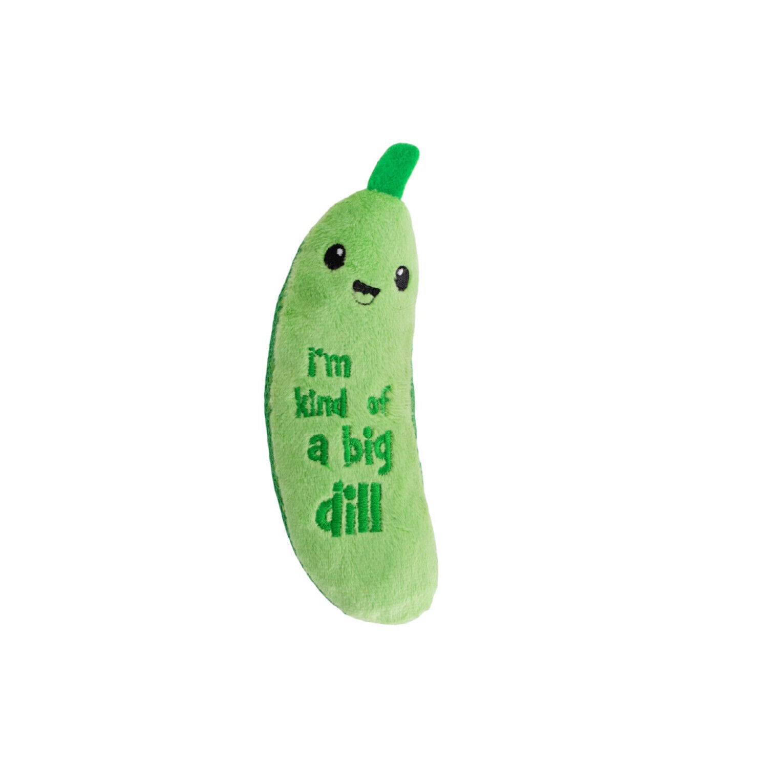 Catstages Crunchy Pickle Kicker Catnip Stuffed Dental Chew Cat Toy
