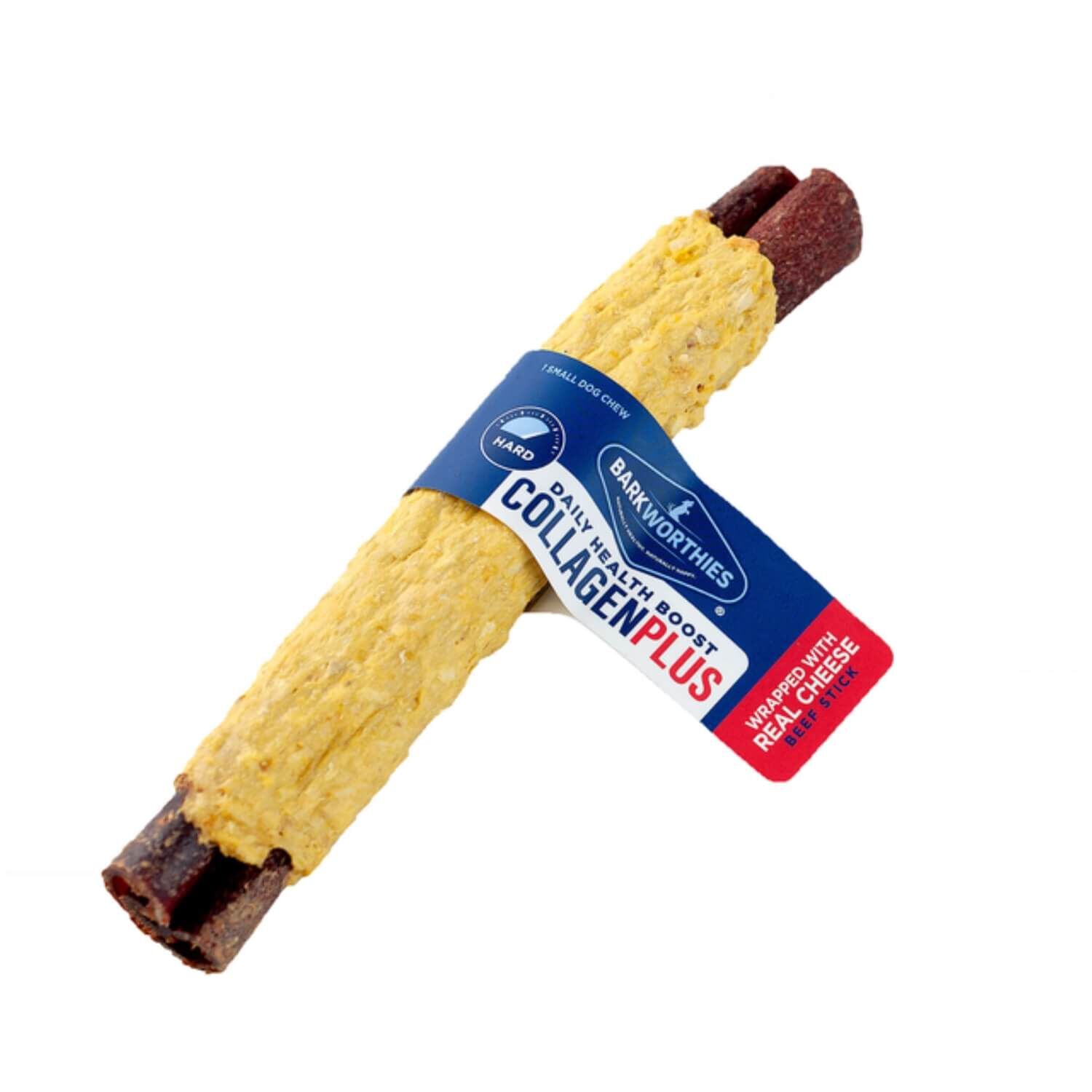 Barkworthies Cheese Wrapped Collagen Bulk Dog Treat
