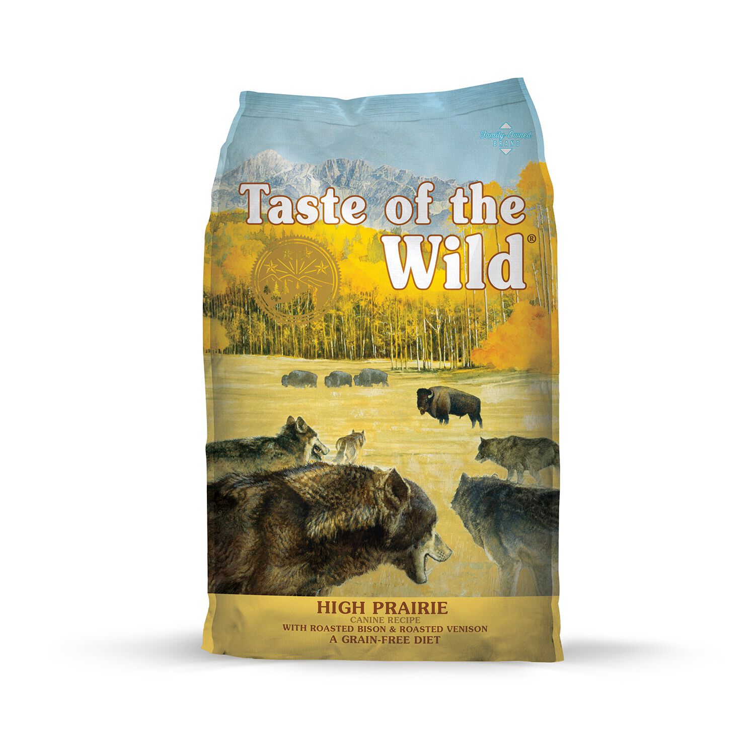 Taste Of The Wild High Prairie Canine Recipe With Roasted Bison & Venison Grain-Free Dry Dog Food, 28-Lb Bag