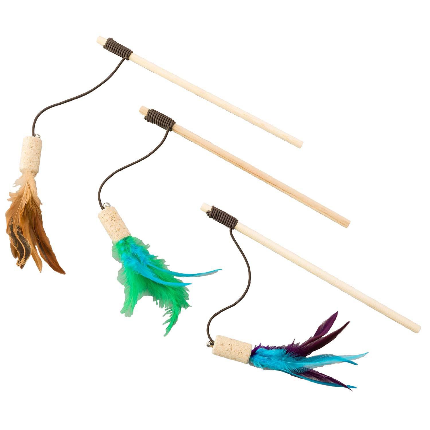 Spot Cat-Bernet Cork Teaser Wand Cat Toy