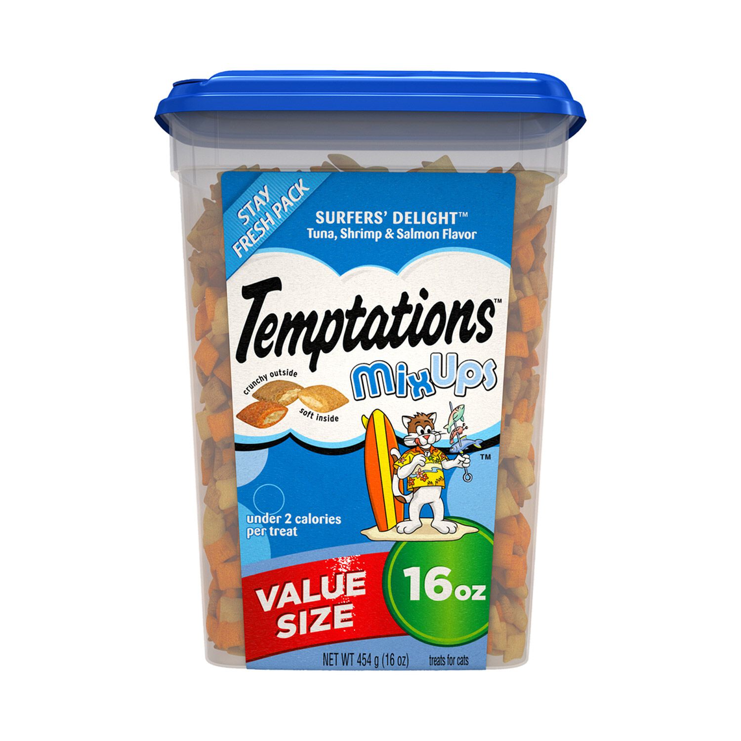 Temptations Mixups Surfers' Delight Cat Treat
