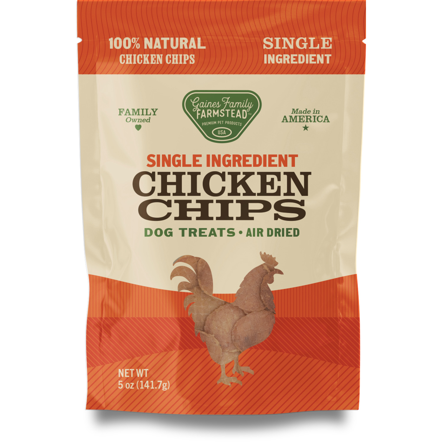 Gaines Family Farmstead Chicken Chips Air-Dried Dog Treats, 5.5Oz