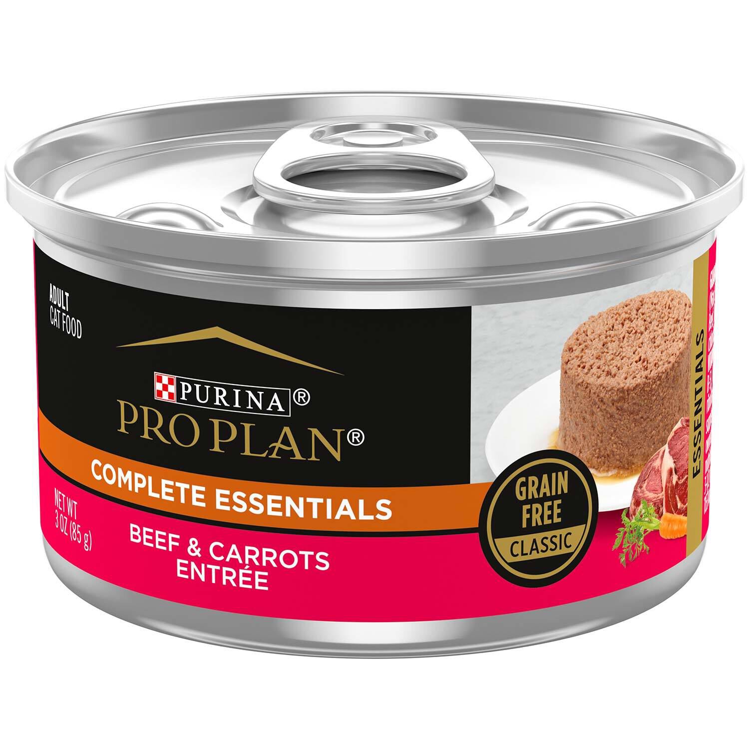 Grain Free Classic Adult Beef & Carrots Entree Cat Food