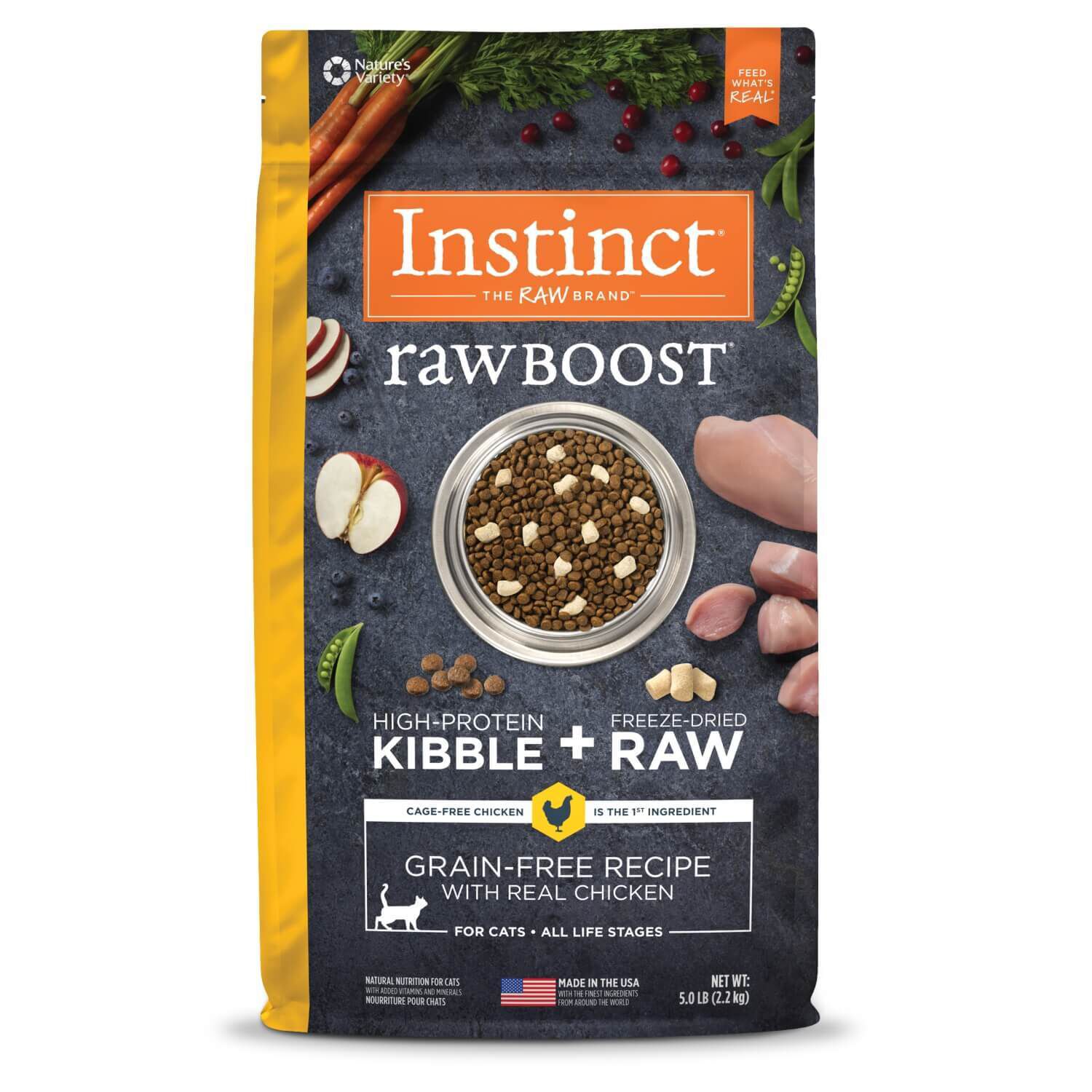 Instinct Raw Boost Grain-Free Recipe With Real Chicken Dry Cat Food