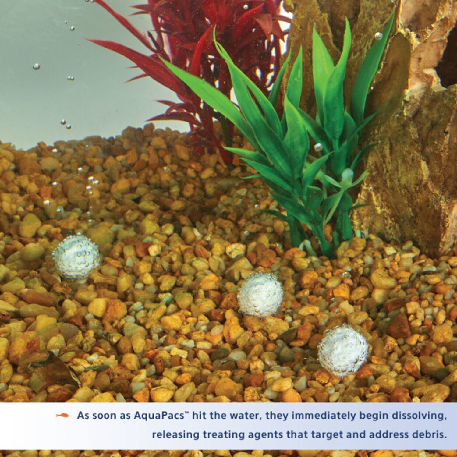 Aqueon Aquapacs Water Clarifier For Fish Tanks, 10 Gallon -4 Pack,