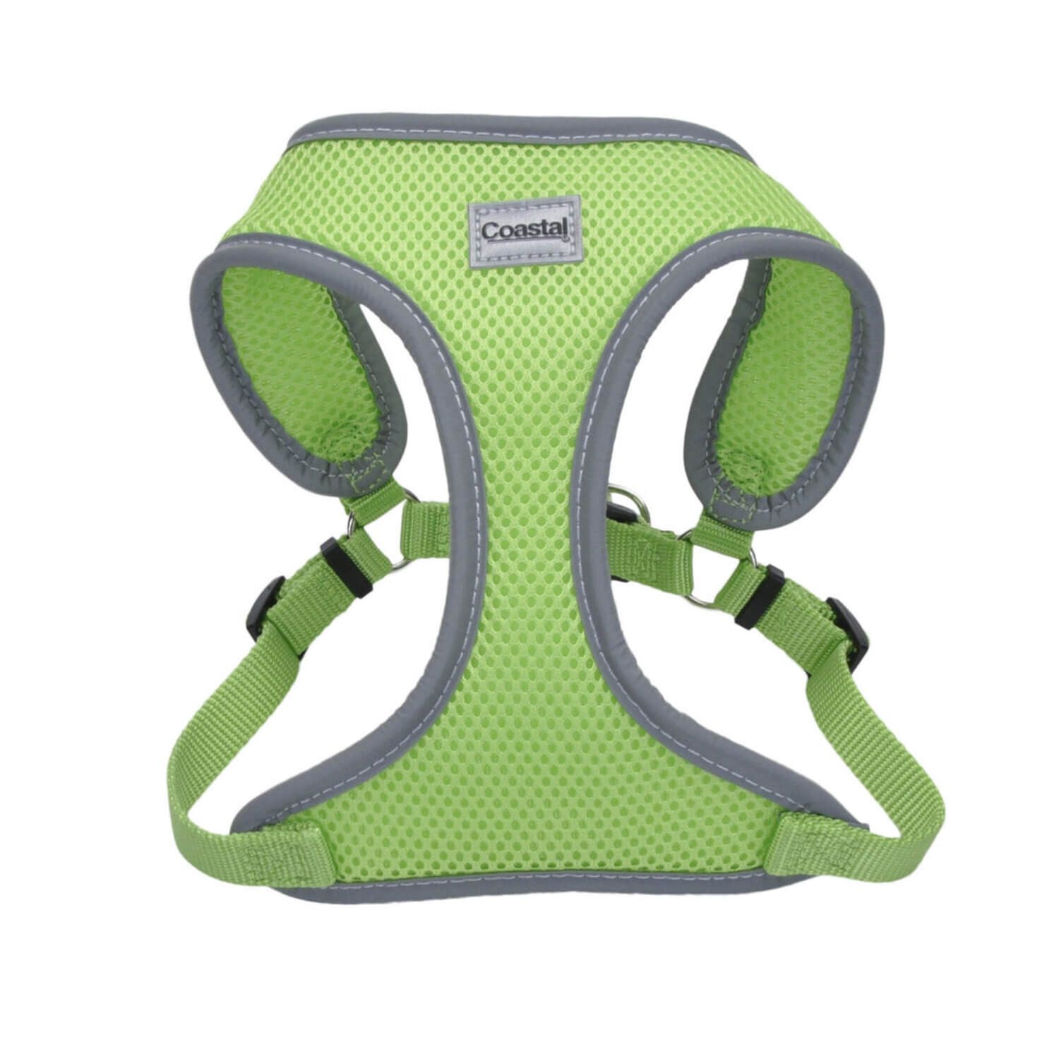 Coastal Pet Products Comfort Soft&reg; Reflective Wrap Adjustable Dog Harness, Lime Green