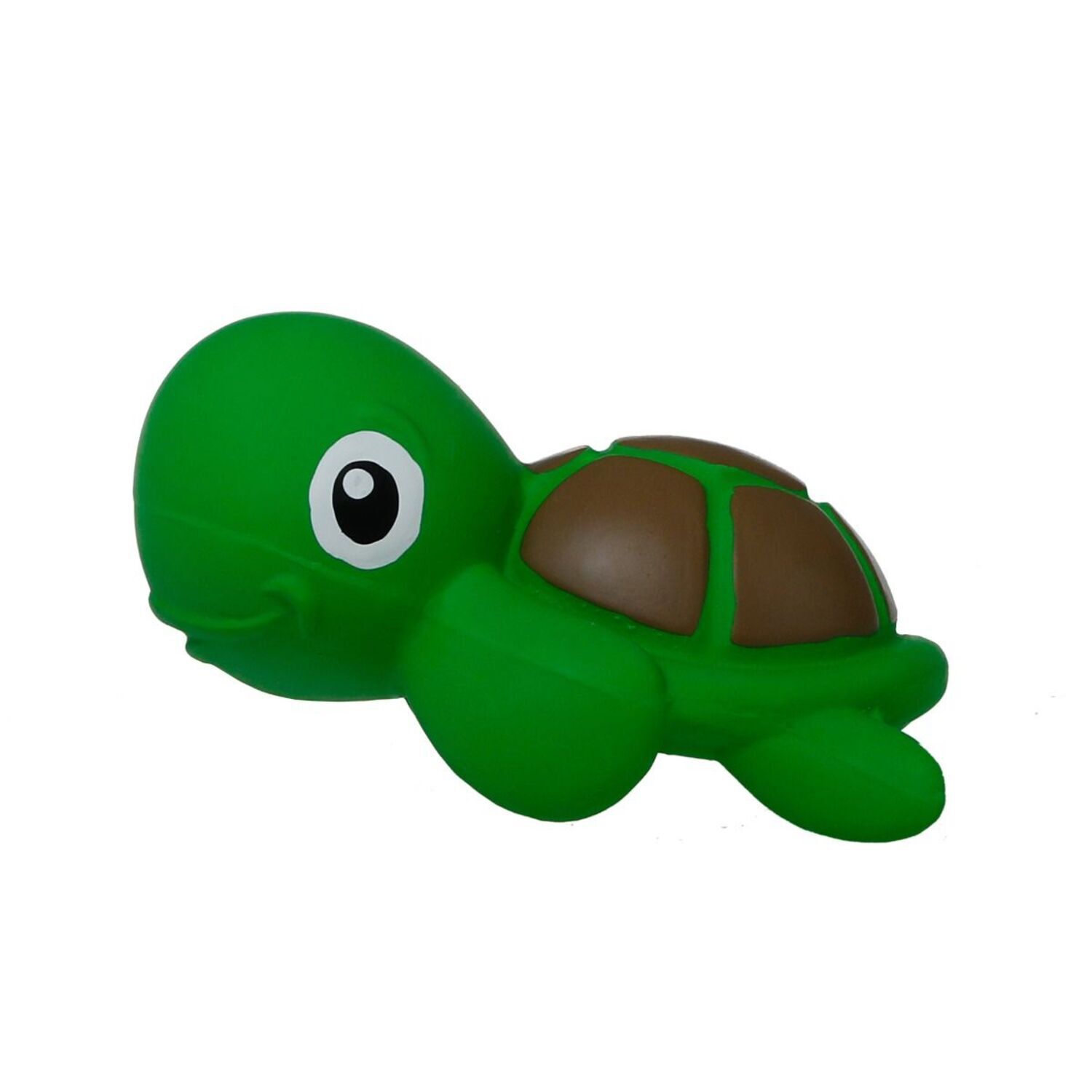 Territory Natural Rubber Turtle Squeaker Dog Toy, 5"