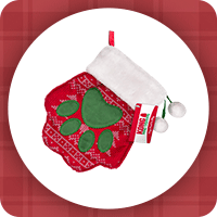 Kong Holiday Stocking Paw Pet Stocking, 10.5"